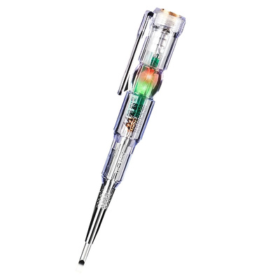 电笔电工专用检测断线断点零线火线家用感应试电笔彩光测电高亮