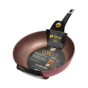 【自营】kitchenart不粘锅韩国麦饭石炒锅电磁炉燃气用家用炒菜锅