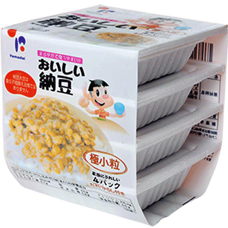 日本进口北海道小粒纳豆山大美味纳豆水户即食拉丝纳豆菌发酵豆