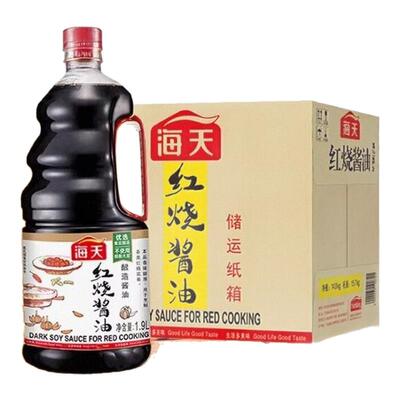海天红烧酱油1.9L*6瓶商用