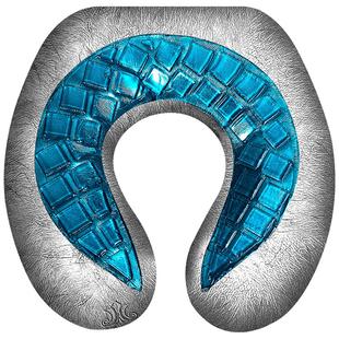 【政府补贴85折】JAHVERY大黑豪华U型凝胶枕记忆棉旅行枕护颈椎枕