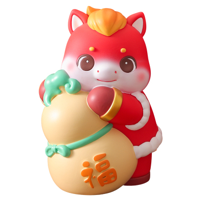 十二生肖马年儿童储蓄存钱罐摆件