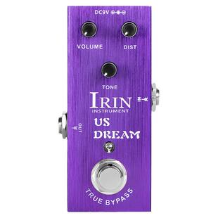 IRIN爱润AN-03电吉他美式失真效果器浪漫创意拉丝紫色小巧精致