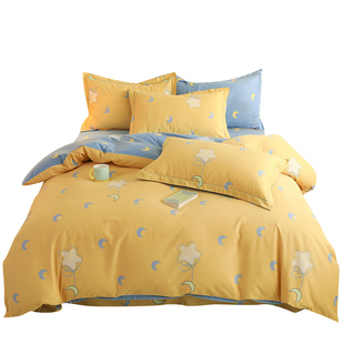 加厚磨毛四件套纯棉全棉2025新款轻奢高级感主卧室1米5床高端床品