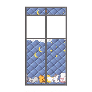 加厚棉门帘保暖冬季家用挡风防寒防冷气免打孔新款高档冬天门帘子