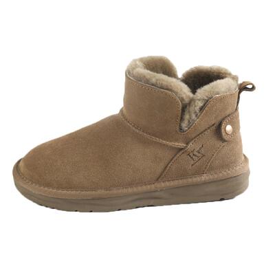 雪地靴女冬季短筒皮毛一体短靴