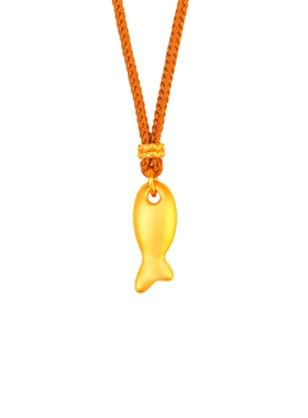 盈国古法小黄鱼经典百搭鱼形吊坠