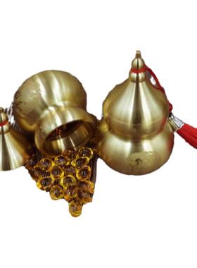 厨房专用黄铜避火龙瓶铜葫芦摆件