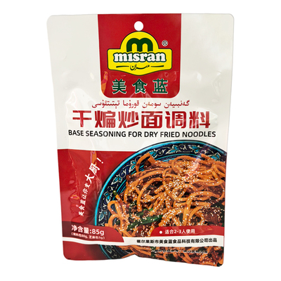 美食蓝 Misran 新疆调味品 干煸炒面调料 85g 2-3人份 调料芝麻包