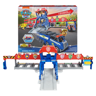 汪汪队立大功阿奇公路卡车声光总部变形基地停车场玩具礼物