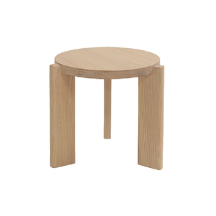 HITCHCOCK Ranch 牧场三腿小茶几 简约红橡木实木餐凳子边几边桌