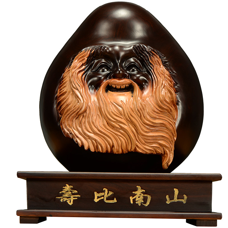 摆件生日礼物黑檀木雕