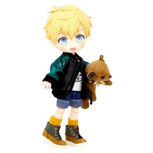 ob1124拼色工装靴马丁靴皮鞋gsc素体bjd娃娃mico圆糕美结猪娃鞋靴