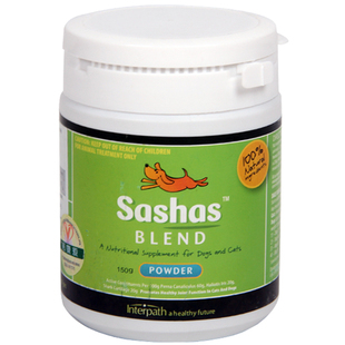 萨沙软骨素关节灵100粒狗狗专用猫咪关节软骨150g鲨鱼骨粉Sashas