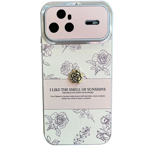 适用于华为nova15pro手机壳kle一al00u新款n15por女nove玫瑰花navo全包novo防摔note高级感nave时尚nava创意