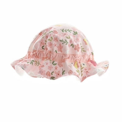 婴儿帽子春夏纯棉0到3个月