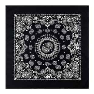 加大腰果花骑行头巾男款美式女士包头潮流嘻哈方巾三角摩托车面巾