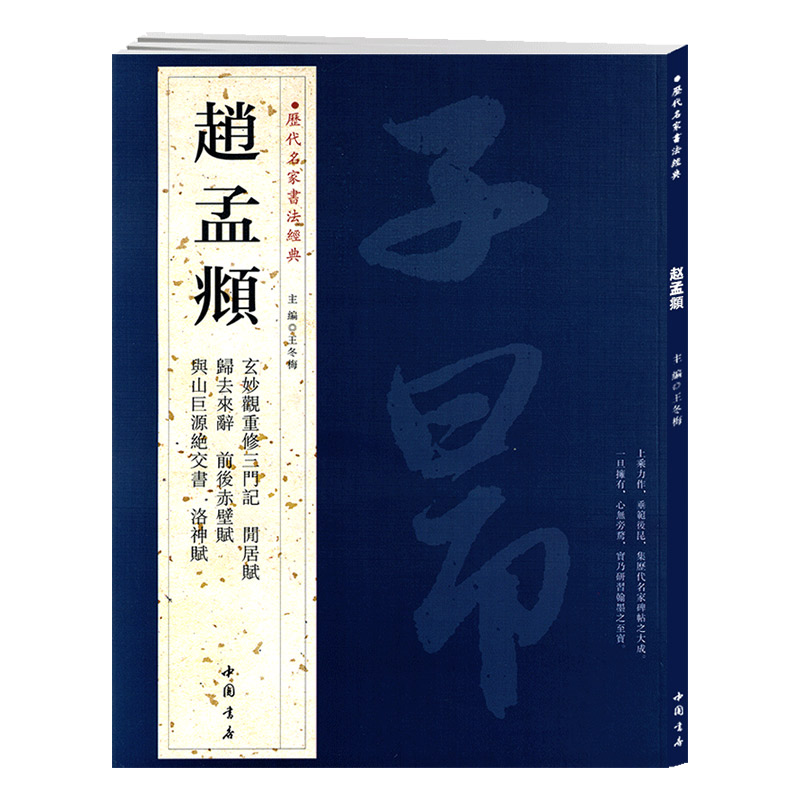 学海轩共9帖赵孟頫历代名家书法王冬梅繁体旁注玄妙观重修三门记闲居赋归去来辞赤壁赋赵体赵孟俯行书楷书毛笔字帖书籍中国书店