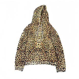 SS26 YOUNGYTKING HoodieCortis风马丁豹纹印花卫衣百搭男