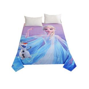 艾莎公主床单单件冰雪奇缘卡通爱莎女孩学生宿舍儿童单人家用床品