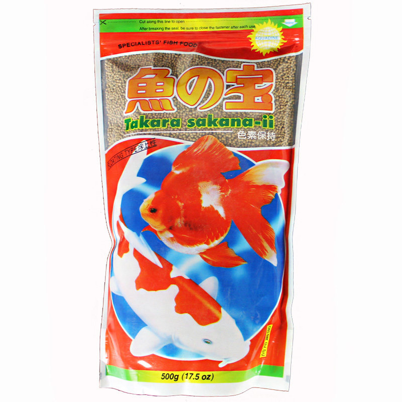 金鱼锦鲤小颗粒饲料增色观赏鱼粮