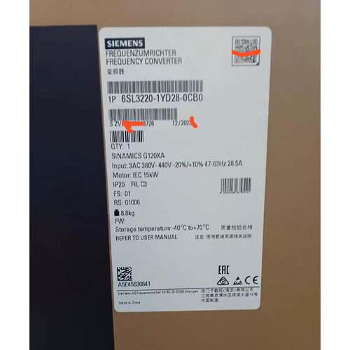 议价G120XA变频器6SL32201YD280CB适用