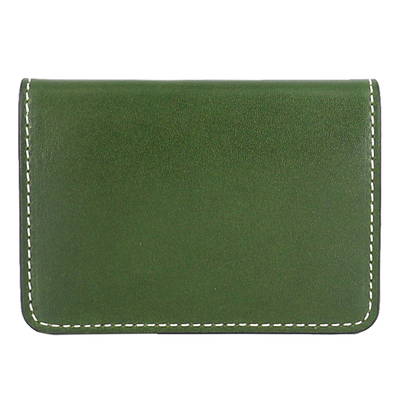 头层牛皮卡包植鞣革女磁扣零钱包