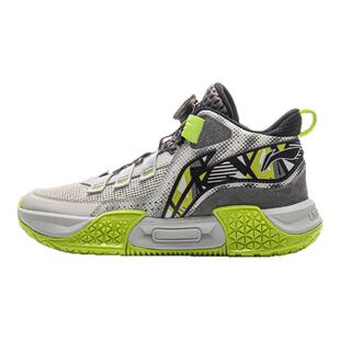 李宁篮球鞋儿童男2026春季新款男童鞋青少年选纽扣专业防滑运动鞋