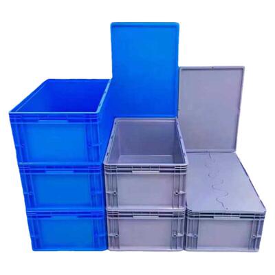 物流周转箱灰色升级加厚箱