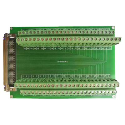 SCSI100母头接线板 DB型端子台 ADAM-39100 DIN-100S-01厂家直销