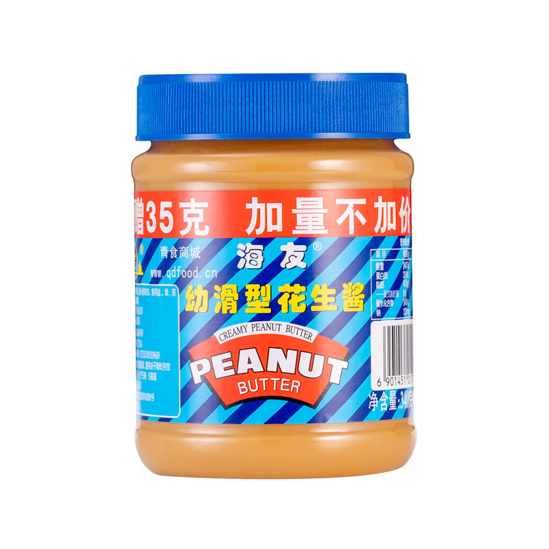 青食海友幼滑型花生酱375g拌面酱拌凉皮面包热干面咸味火锅蘸料