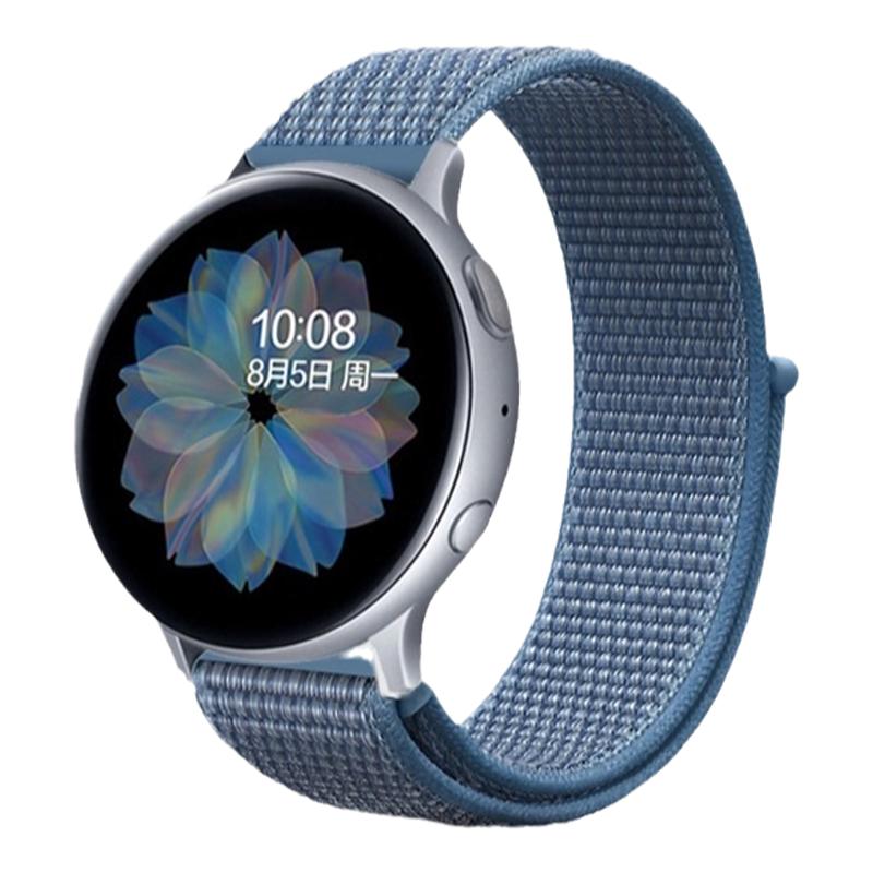 适用三星Galaxy watch手表watch7/6/FE/5/pro专用一体尼龙表带4/classic运动 active1/2运动硅胶智能GearS4