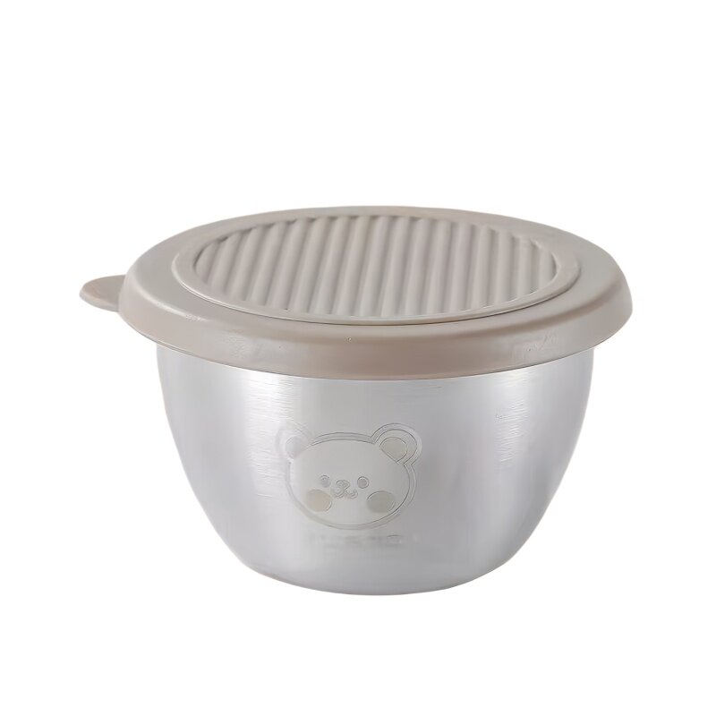 304食品级不锈钢带盖迷你蘸料杯