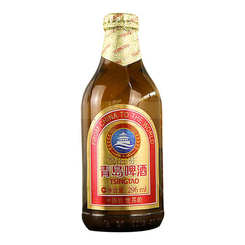 整箱青岛啤酒296ml*24瓶装