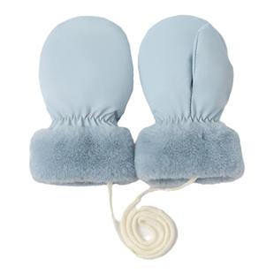 尼多熊婴儿手套冬天一两岁小宝宝手套防水加绒儿童保暖手套男女孩