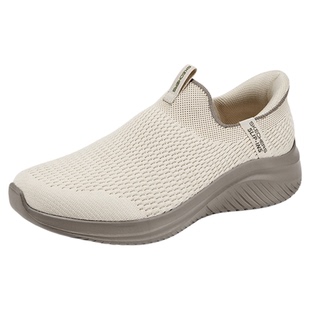 斯凯奇闪穿鞋|2025秋冬新款男士一脚蹬健步鞋散步鞋缓震网鞋