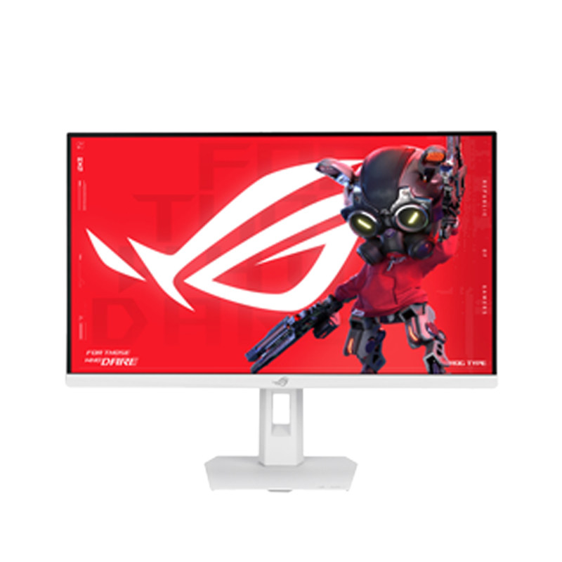 华硕2K显示屏白27英寸IPS小金刚210Hz电脑电竞游戏ROG显示器260HZ