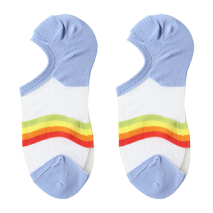 tutuanna芭蕾风玻璃丝袜女夏季 透明纯色玻璃丝水晶凉鞋船袜女