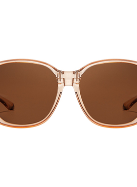 折叠偏光茶色近视眼镜墨镜套镜女