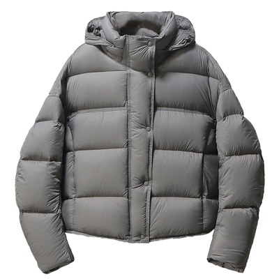 90白鸭绒云朵泡芙羽绒服短款宽松