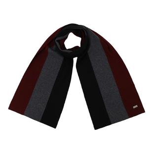 ELLE HOMME100%绵羊毛针织围巾男士秋冬季送礼礼盒装户外保暖围脖