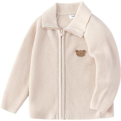 巴拉巴拉宝宝针织衫外套婴儿秋冬季装新款童装男童女童开衫羊毛衫