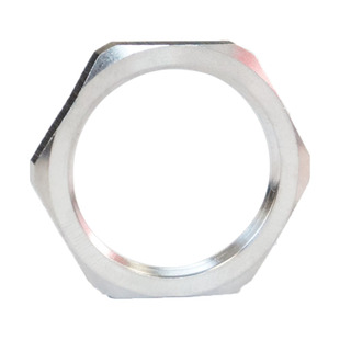 蓝江LAND 黄铜镀镍锁紧螺母防水接头锁紧扣电缆固定头锁母背母