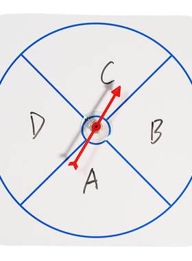 磁性转盘可擦教学教具