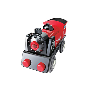 Hape火车轨道电动列车1号3岁儿童益智力玩具宝宝婴幼儿模型男女孩