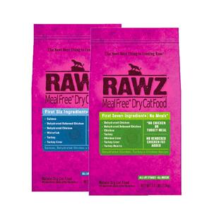 【自营】rawz罗斯全阶猫粮3.53kg低温慢煮鲜肉鸡肉火鸡配方7.8lb