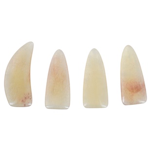 精品天然牛角 羊角材质古筝指甲  双面弧 手工打磨 古筝义甲