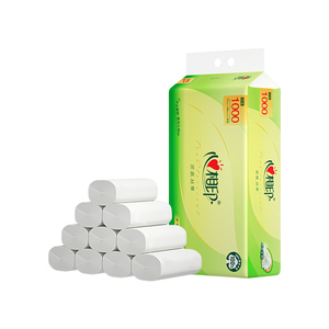 亲肤厚实四层卷纸心相印家用卷纸