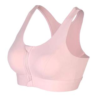 一体式前拉链运动文胸高强度防震健身背心薄款外穿美背瑜伽内衣女