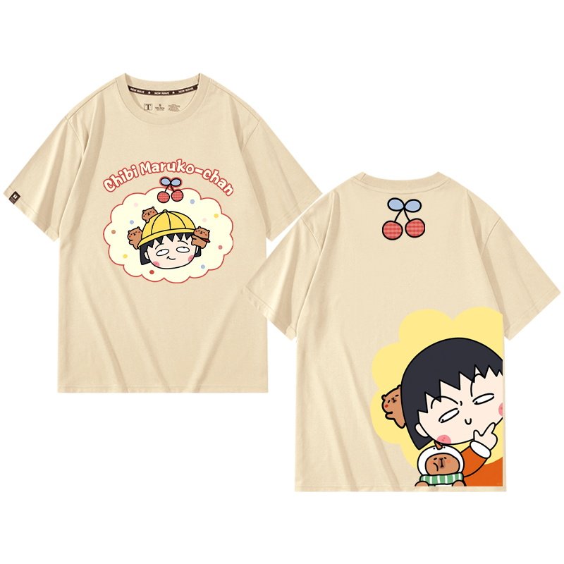 休闲宽松纯棉情侣短袖